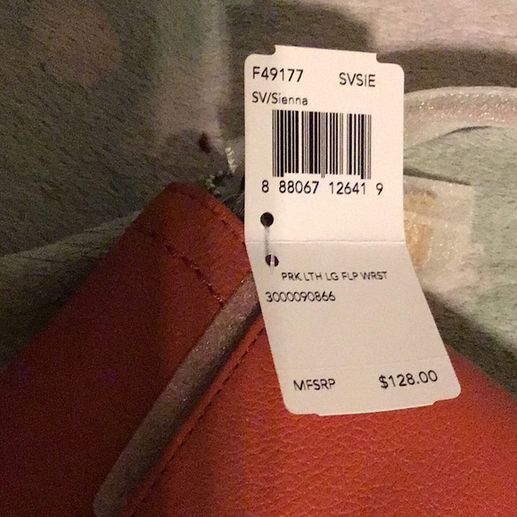 Coach Park Leather Large Flap Wristlet - Picture 6 of 6